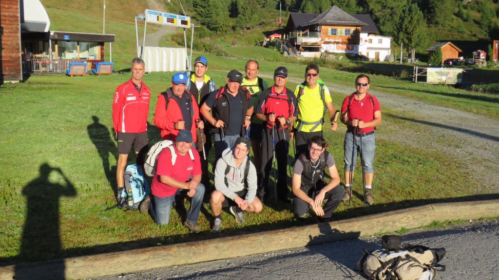 Almwanderung am 27.8.2016...von der Turracher Höhe auf den Rinsennock, und weiter zur Tangenerhütte auf die Nockalmstraße!