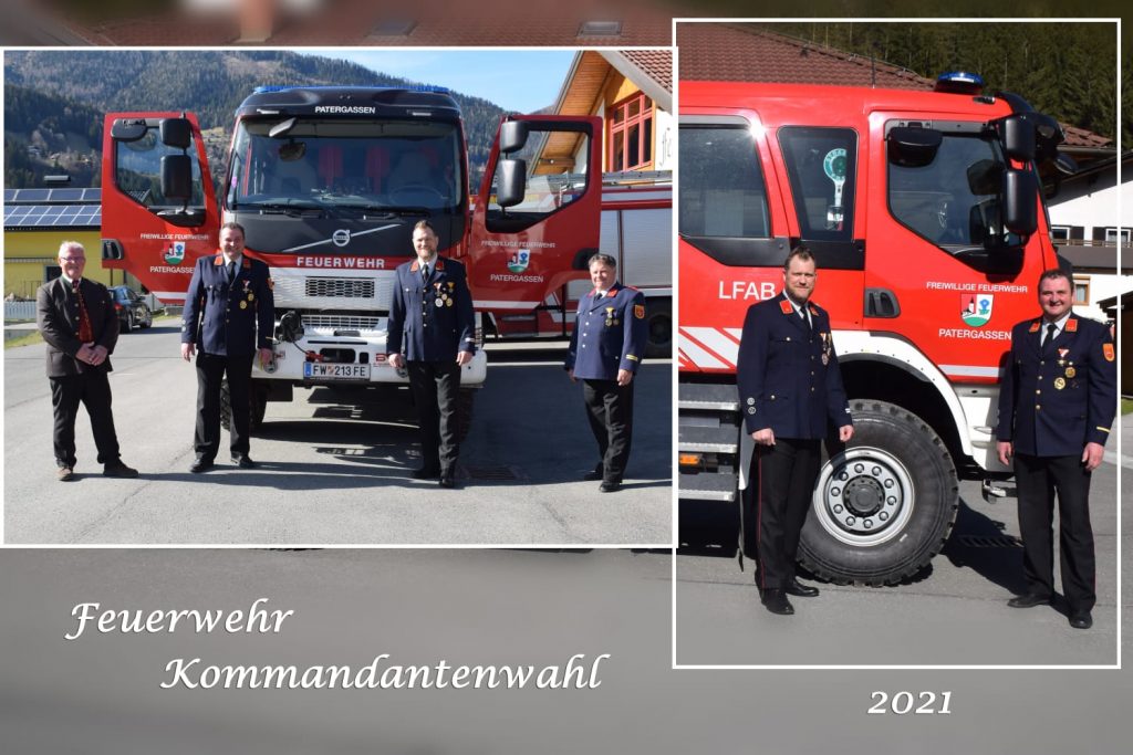 Wahl des Feuerwehrkommandanten und dessen Stellvertreter