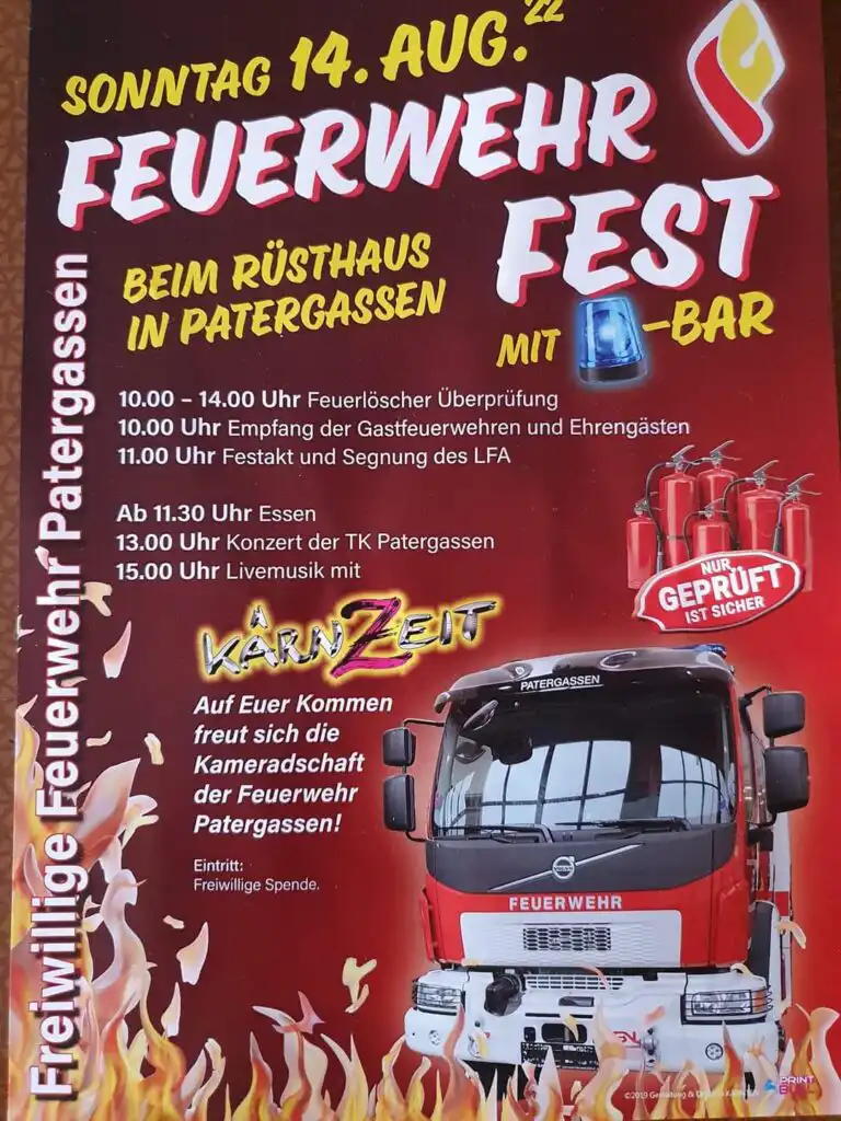 Feuerwehrfest am 14.08.2022