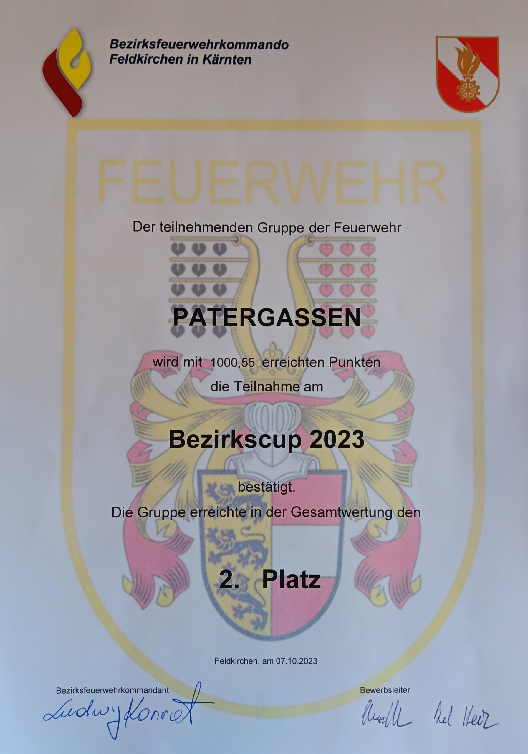 Cup 2.PLatz
