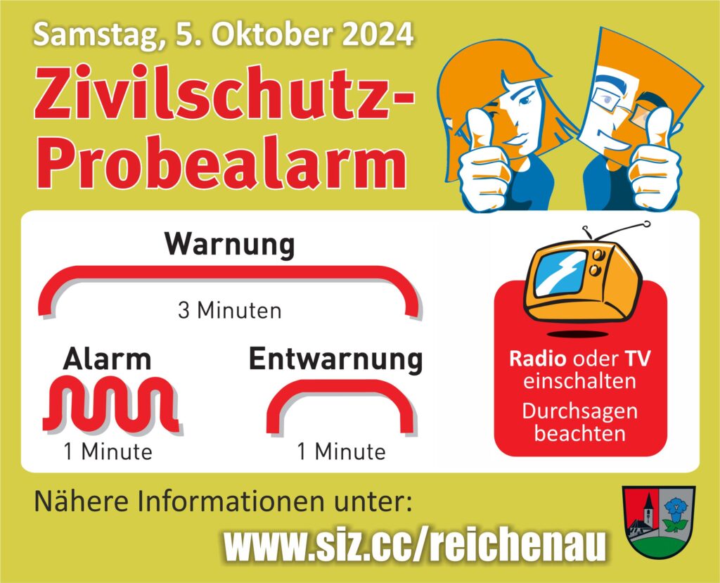 Zivilschutz Probealarm