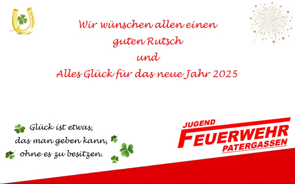 Neujahrswünsche 2025 FJ