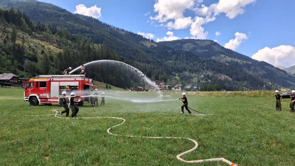 Übung der Feuerwehrjugend am 10.07.2026